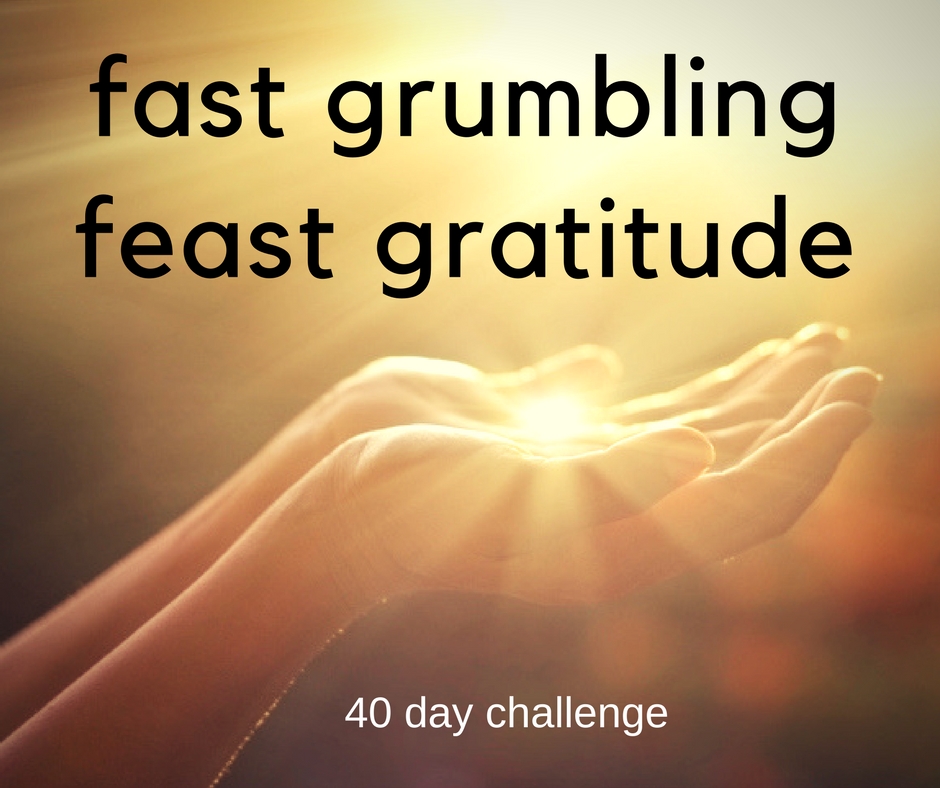 fast grumbling feast gratitude